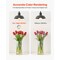 6 Pack Edison LED Bulbs, 4.5W Dimmable 2700K Warm White, E26 Base